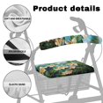 thumbnail image 5 of HELLHERO Rollator Seat Back Cover Stretchable Material for Outdoor Park Outdoors Parks Back Rest Covers, Frangipani, 5 of 7