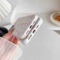 thumbnail image 4 of Cute Cartoon Bear Rabbit Pink Flowers Phone Case Compatible with iPhone Case (White,iPhone 11), 4 of 6