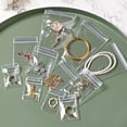 thumbnail image 3 of Bolsa de PVC transparente engrosada con autosellado para guardar joyas, pulseras, collares, etc., 3 of 6
