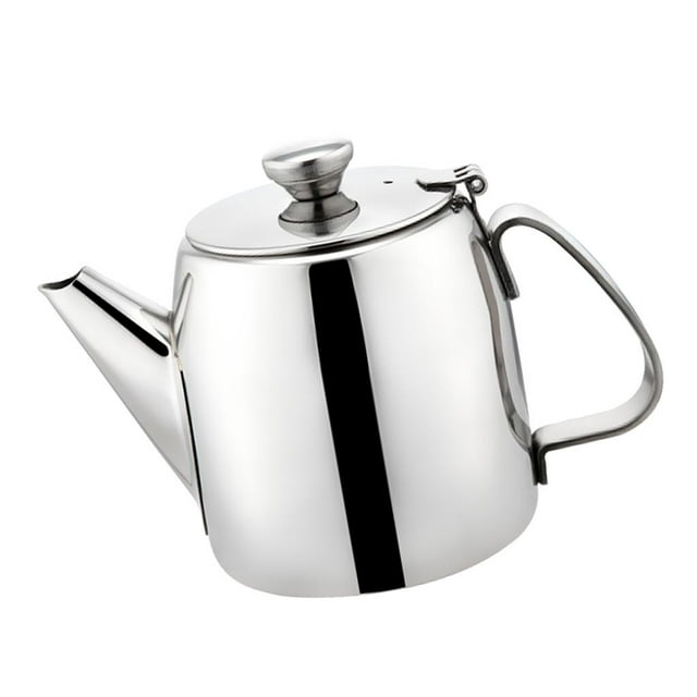 Théière en Acier Inoxydable Bouilloire d'Eau Froide Pichet Cafetière Poignée 850ml