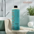 thumbnail image 5 of KERAGEN - Brazilian Keratin Smoothing Treatment, Blowout Straightening System for Dry and Damaged Hair, Formaldehyde Free, 16 Oz - Eliminate Curls and Frizz, Fine to Medium Hair, 5 of 8