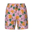 thumbnail image 4 of Lsque Mens Swim Trunks Fruit Pattern - Bathing Suit Compression Liner - Beach Swim Shorts Swimwear - (S-3XL) - Stretch Quick Dry -Small, 4 of 9