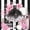 Hot Pink Black, variant on Castle Fairy Glamorous Tulle Dress Twin Bedding 7-Piece,Sparkly Bow Handbag Bedding Comforter Set,Black White Pink Gold,Pink Reversible