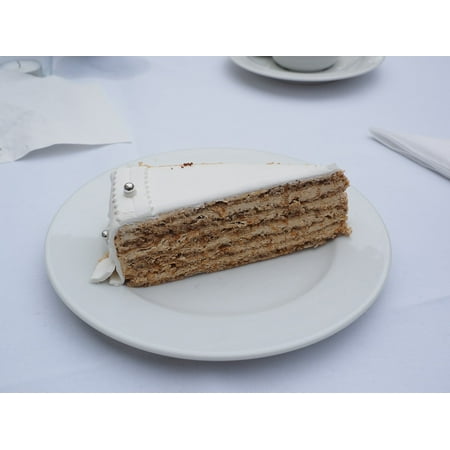  LAMINATED  POSTER Wedding  Cake  Cake  Sweet Delicious Piece 