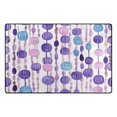 thumbnail image 2 of Purple and Blue Bead Pattern Soft Polyester Area Rug 31''x20'', Non Slip, Memory Foam, Water Absorbent, 2 of 7