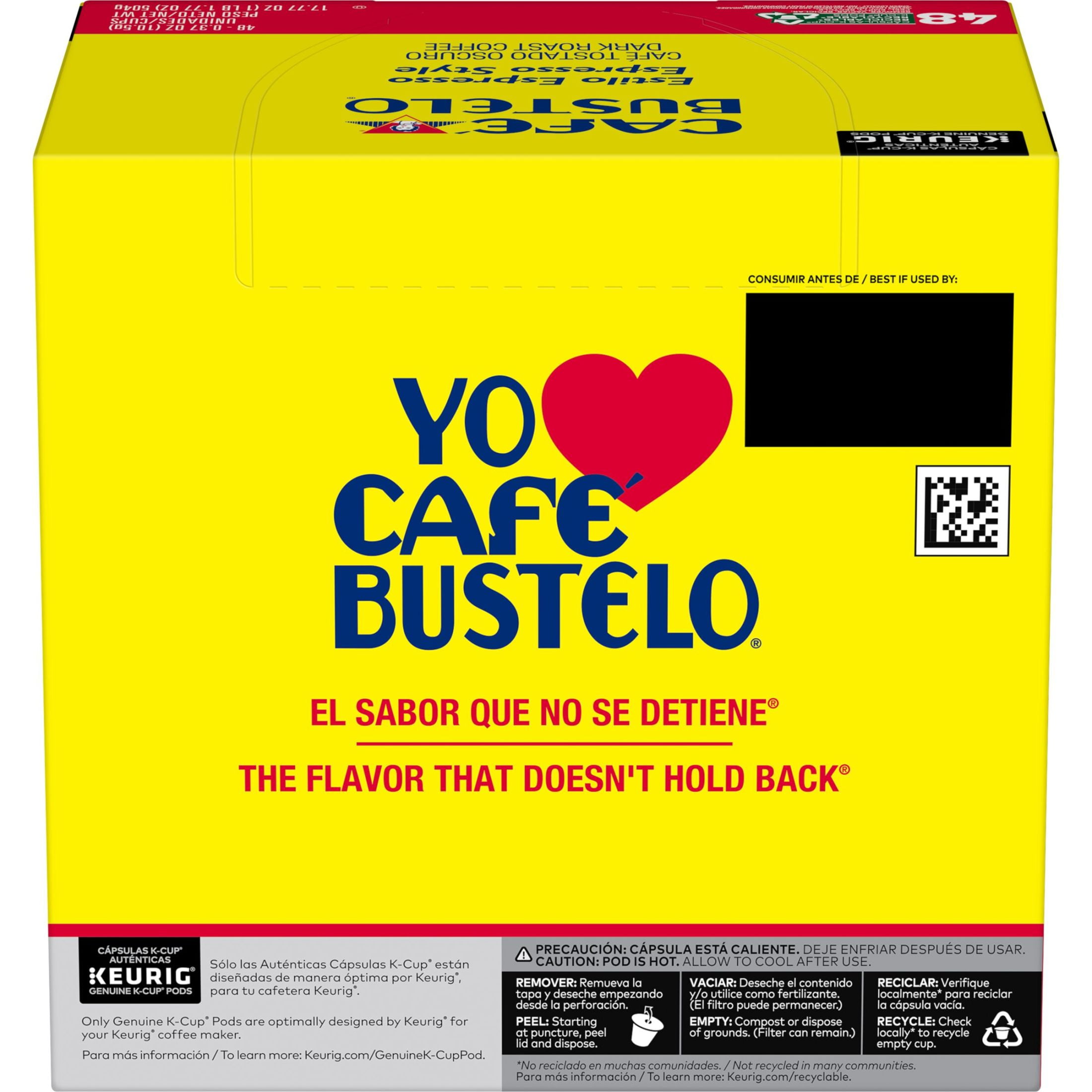 Cafe Bustelo Original Espresso Style Dark Roast Coffee