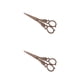 thumbnail image 4 of Tijeras de moda duraderas Speravity proyectos costura bordado Ocho tijera marrón 2Conjunto, 4 of 6