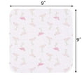 thumbnail image 2 of Viviland Baby Hooded Bath Towel and Washcloths 6 Pack for Newborn and Infants, Flamingos, 2 of 6