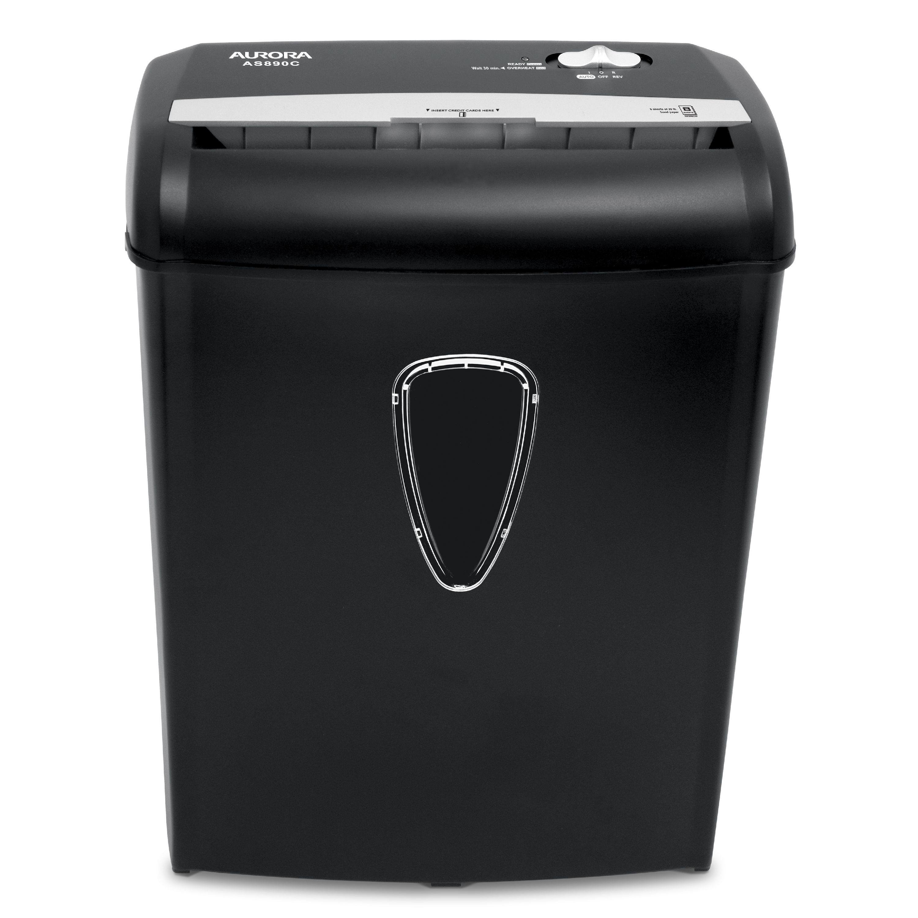 Aurora 8-Sheet Cross-Cut Paper Shredder with 3.4 Gallon Bin photo 3