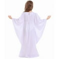 thumbnail image 6 of FYEGRE Elegant Gothic Angel Dress With Cape For Kids Halloween Party Gown And Special Event Outfit White 5-6 Years, 6 of 6