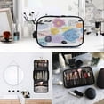 thumbnail image 6 of Iauyy 3 Piece Large Portable Hanging Toiletry Bags for Travel,Foldable Makeup Organizer with Multiple Compartments for Men&Women，Clip Art Flowers, 6 of 9