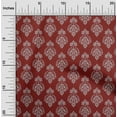 thumbnail image 2 of oneOone Cotton Poplin Red Fabric Mandala Sewing Material Print Fabric By The Yard 42 Inch Wide, 2 of 5