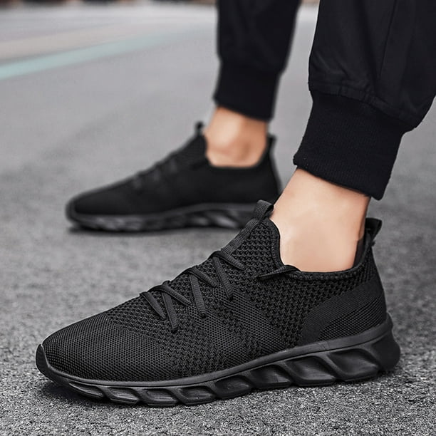 Zapatos de fitness para hombre Zapatos casuales de malla transpirable Zapatos de tenis ligeros con cordones Likrtyny Tenis De Mujer Tenis De Hombre
