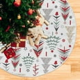 thumbnail image 5 of FMSHPON Cartoon Christmas Tree Xmas Christmas Tree Skirt Stand Mat for Holiday Party Decoration Indoor Outdoor 36 inches, 5 of 6