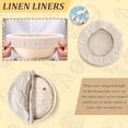 thumbnail image 2 of Vesteel Bread Proofing Basket Set of 2, 9 inch Round Banneton Bread Baking Baskets with Liner, Baking Supplies Tools Included for Fermenting Baking Dough, 2 of 8