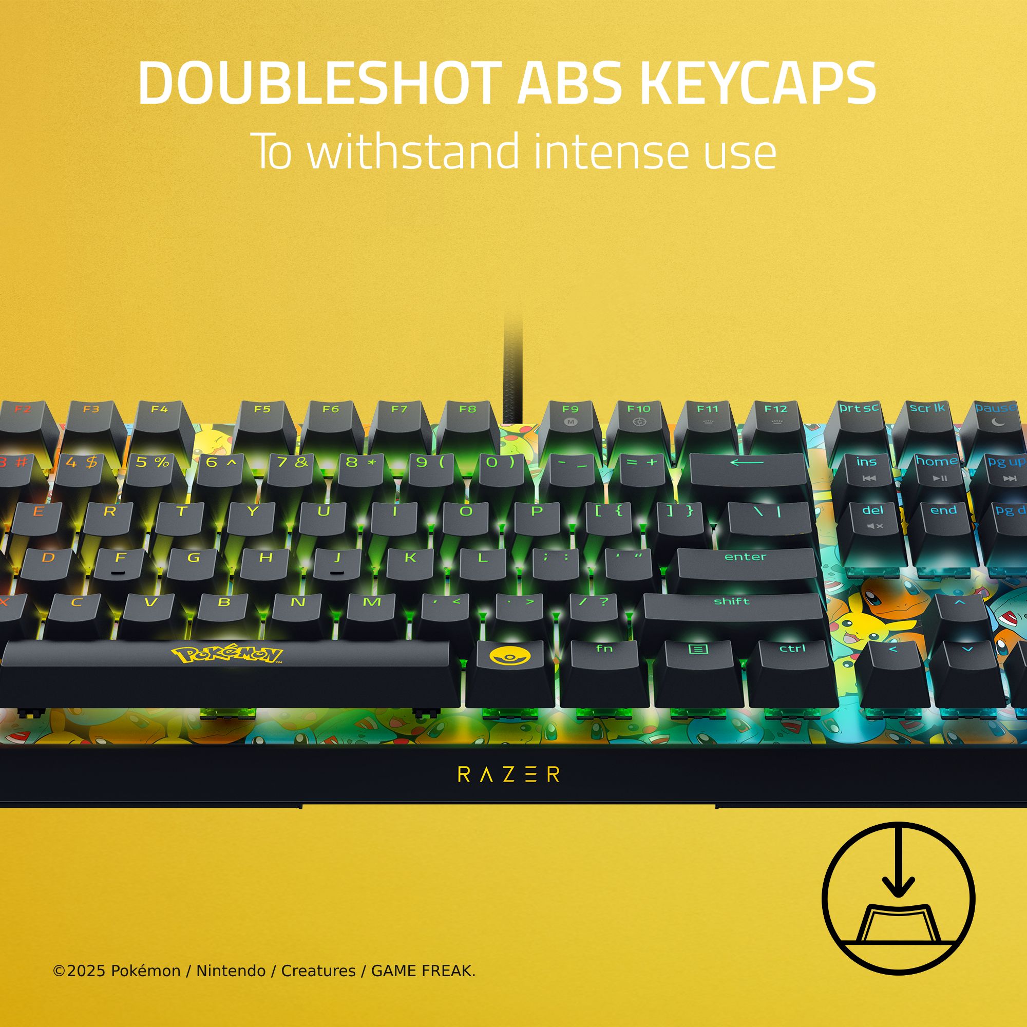 Razer BlackWidow V4 X Pokémon Wired Gaming Keyboard photo 4