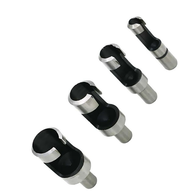 4 Piezas 10mm de material acero Al Carbono Tapón Brocas Conjunto de Brocas