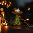 thumbnail image 1 of Candelabro navideño de resina candelabro portavelas candelabro decorativo candelabro para escritorio decoración interior ornamento 85 cm x 85 cm x 12 cm perfecl Porta vela, 1 of 7