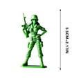 thumbnail image 3 of Funny Green Soldier Figurine, Quirky Military Decor, Collectible Desk Ornament, Novelty Gift For Adults, Unique Army-Themed Display Piece, 3 of 3