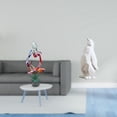 thumbnail image 2 of Figura decorativa abstracta de pingüino en resina para dormitorio, oficina, tienda, estantería, mesa, bar, cajón o como regalo de inauguración. Escult, 2 of 8