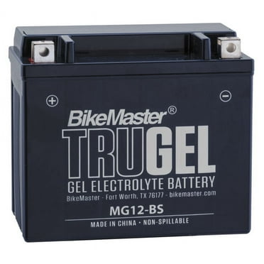 BikeMaster TruGel Battery MG12-BS for Suzuki VZ800 Marauder 1997-2004