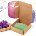 thumbnail image 3 of 15pcs Empty Kraft Paper Box Soap Packing Case Vintage Gift Box Soap Wrapping Cases, 3 of 3