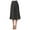 Charcoal, variant on Women's Flared Lightweight Elastic Midi A-line Skirt