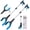 Blue, variant on ALLJOY 2 Pack 43" Grabber Tool, Handheld Trash Claw Pick-up Stick Grabber, Long Heavy-Duty Aluminum Grabber, Suitable for Seniors, with 360-Degree Rotation, Anti-Slip and Magnetic Design, Blue