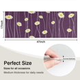 thumbnail image 5 of Purple Daisy Flower Wavy Lines Pattern Kitchen Rug Mat,Kitchen Runner Rugs Non Skid Washable,Decorative Kitchen Floor Mats for Kitchen,Sink,Laundry,17"X47", 5 of 5