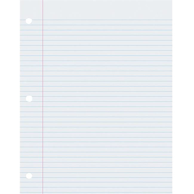 Notebook Paper Wipe-Off Chart, 22