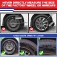 thumbnail image 6 of 17 Inch Alloy Wheel Skin Covers for 2018-2021 Chevrolet Chevy Equinox, 17'' Hubcaps ABS Material Rim Covers Snap-On Installation(4PCS, Matte Black), 6 of 8