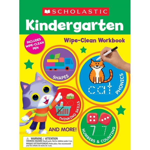 Kindergarten Wipe-Clean Workbook, Book 1 (Paperback)