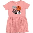 thumbnail image 3 of Inktastic Little Sister and Biggest Fan Basketball Player Girls Toddler Dress, 3 of 5