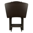 thumbnail image 3 of Winsome Anila 5-Pc Snack Table Set, Fan Shape, Coffee Finish, 3 of 11