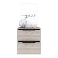 thumbnail image 5 of TUHOME Kaia Nightstand  Engineered Wood Nightstands in  Gray, 5 of 7