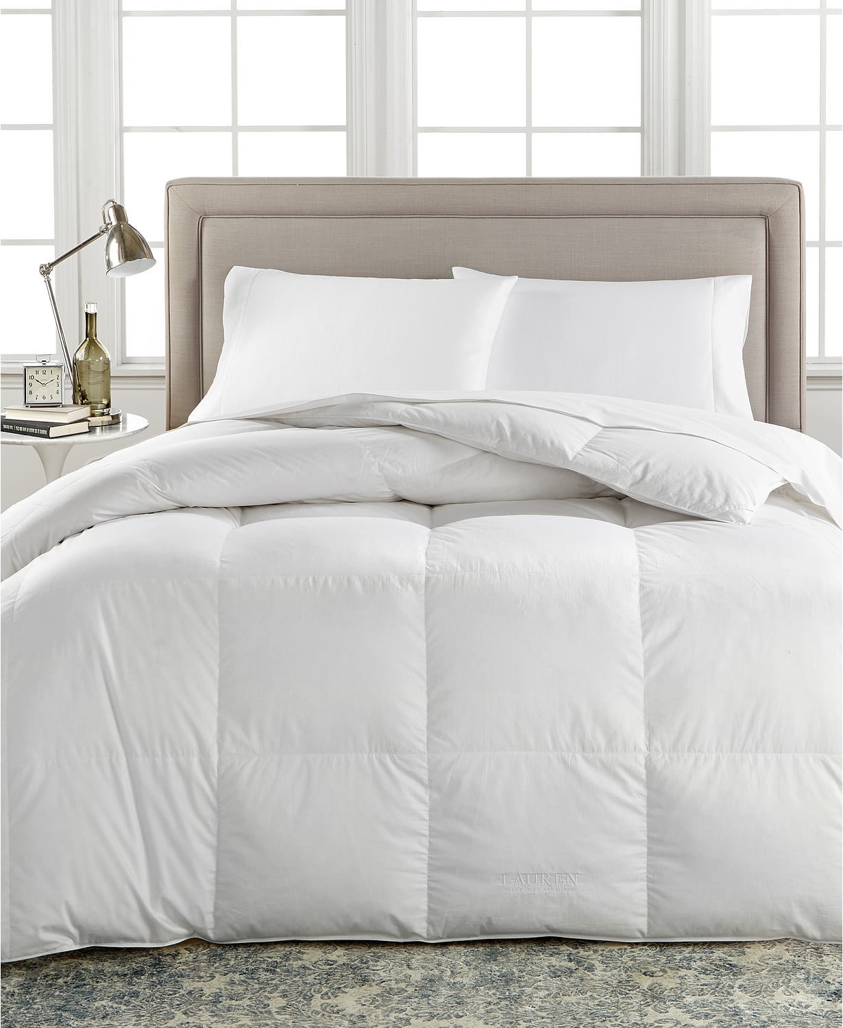 Ralph Lauren Luxurious White Down Comforter, Certified Asthma and