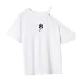 thumbnail image 4 of Camiseta de Mujer Ropa Elegante de Verano Camiseta de Cuello Redondo para Mujer para Paseos Excursiones Trabajo S, 4 of 7