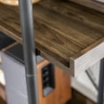 thumbnail image 4 of Woven Paths Urban Pipe Rustic Industrial Bookshelf, Dark Walnut, 4 of 15