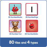 لعبة مطابقة الذاكرة hand2mind Numberblocks®، لعبة مطابقة البطاقات للأطفال