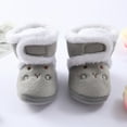 thumbnail image 4 of Aayomet Baby Girl Shoes Snow Girls Booties Boys Warming Boots Toddler Baby Shoes (Gray, 5 Toddler), 4 of 5