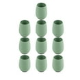 thumbnail image 1 of Injueey 10 piezas de taza de agua de silicona para niños, reemplazo lavable a prueba de golpes, frasco de jugo de Color sólido, botella para Utensilios de cocina Verde, 1 of 6