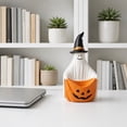 thumbnail image 6 of WWC Halloween Ghost Figurine, Spooky Hand-Painted Resin Pumpkin Tabletop Statue, Halloween Decor Ghost Ornament for Shelf Living Room Party, 6 of 7