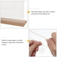 thumbnail image 2 of Acrylic Sign Holder Price Menu Holder Display Stand Desktop Menu Rack with Base, 2 of 8