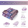 thumbnail image 6 of Yibo 21st Birthday Gifts Blanket Flannel Soft and Comfortable Anti-static Bed Sofa Blanket, 6 of 7