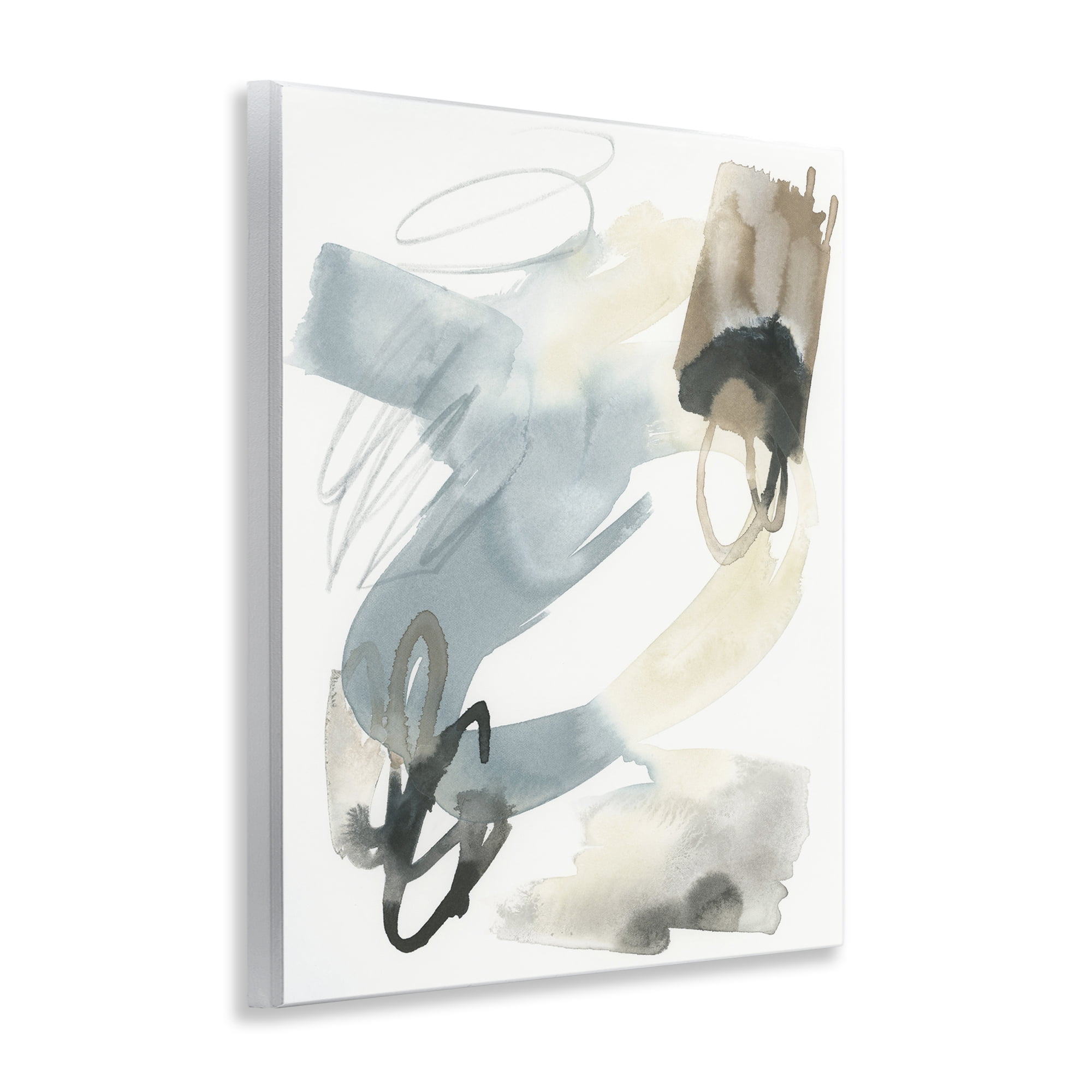 Stupell Industries Watercolor Paint Strokes Abstract Painting Unframed Art Print Wall Art, 11 x 14