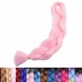 thumbnail image 2 of SEGO Ombre Jumbo Braiding Hair Extensions Colored Hair Weave Synthetic Crochet Twist Box Braid Hair Black/Pink/Blue/Purple Fake Hair Extension for Women, 2 of 8