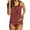 Wine, variant on Aloohaidyvio Swimsuits for Women ,Tankini Swimsuits for Women Plus Size,2pcs Printed Swimsuits Tankini Top with Bikini Boyshorts S-3XL