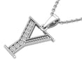 thumbnail image 3 of Dazzlingrock Collection 0.10 Carat (ctw) Round Diamond Fancy Letter 'Y' Initial Pendant 1/10 CT, 14K White Gold, 3 of 6