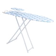 thumbnail image 2 of Sioweci Full‑size Ironing Board,Foldable Household Ironing Board with Heat-Resistant Cover, Adjustable Height, Iron Frame, Non‑slip Feet,42 Inch, 2 of 12