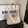 thumbnail image 2 of Entchin Slouchy Hobo Bag for Women, PU Leather Crossbody Shoulder Purse with Adjustable Strap, Soft Vegan Leather Handle Handbag, Casual Everyday Travel Work Bag,Beige, 2 of 6